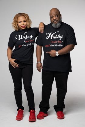Hubby Wifey Matching Custom Tees