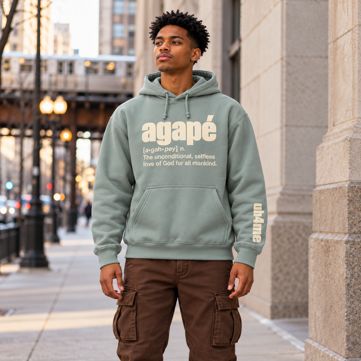 Agapé Hoodie – Faith Based Streetwear | 838 Apparel
