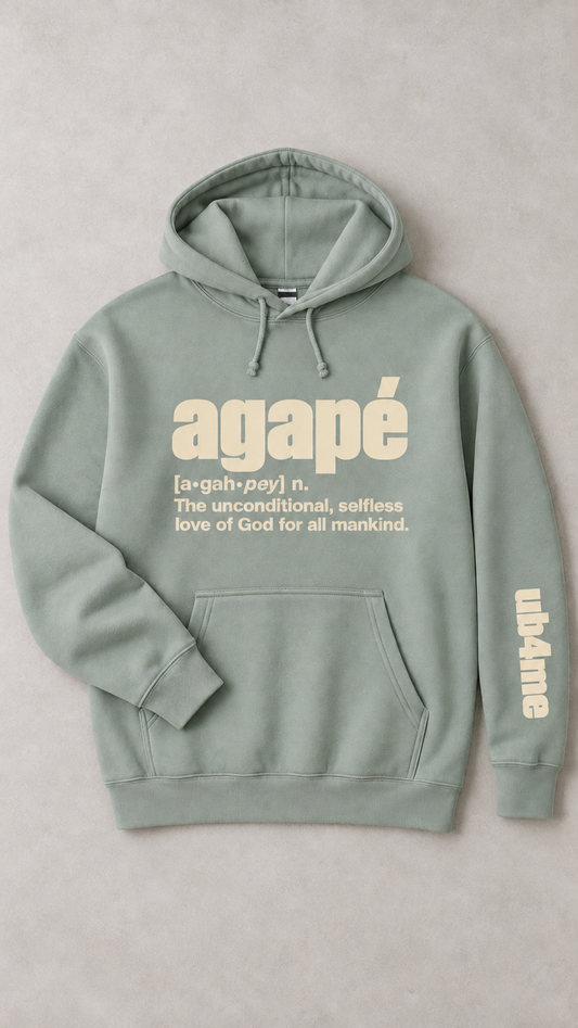Agapé Hoodie – Faith Based Streetwear | 838 Apparel