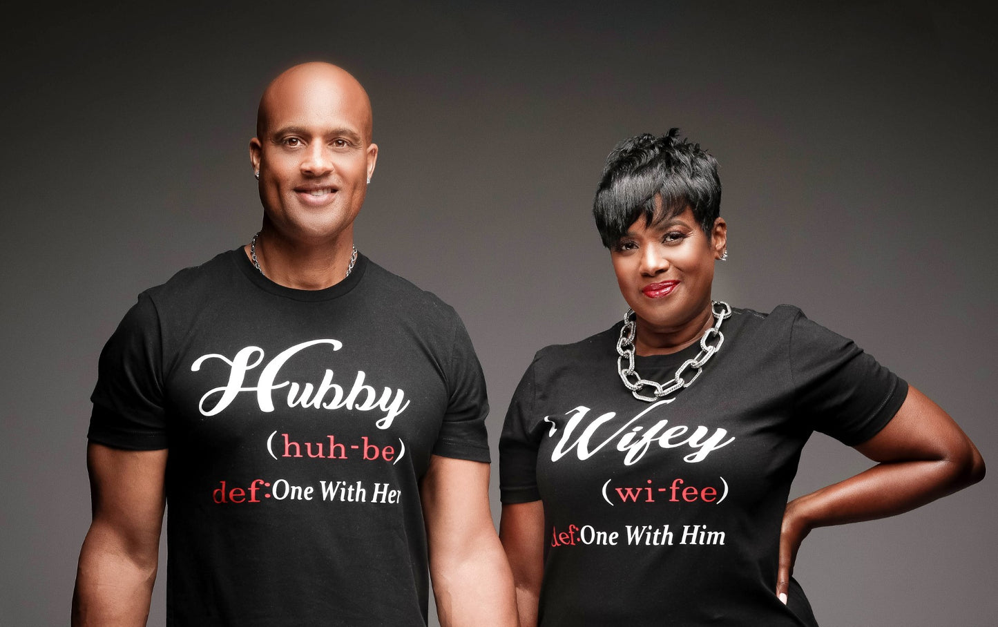 Hubby Wifey Matching Custom Tees